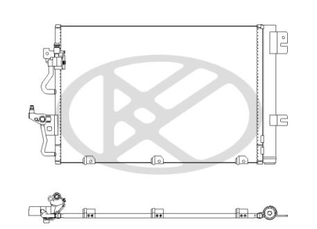 Радиатор кондиционера KOYORAD CD460646