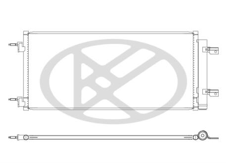 Радиатор кондиционера KOYORAD CD461282
