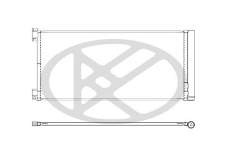 Радиатор кондиционера KOYORAD CD461295