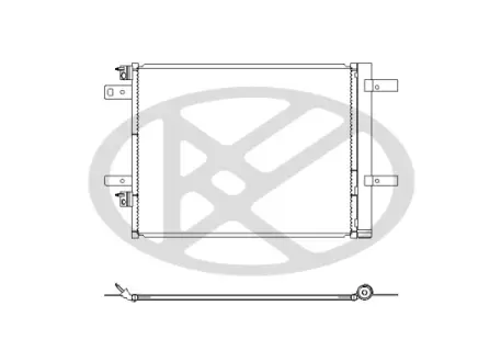 Радіатор кондиціонера KoyoAir KOYORAD CD471496