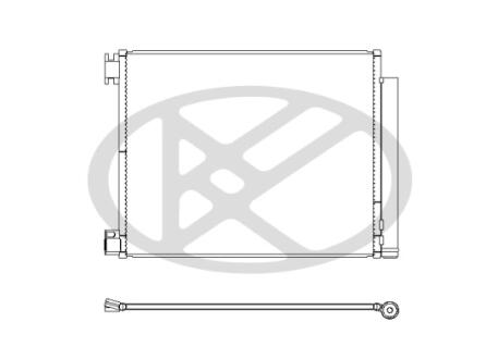 Радиатор кондиционера KOYORAD CD491156