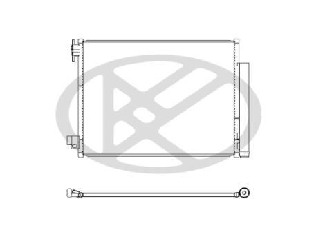 Радиатор кондиционера KOYORAD CD491157