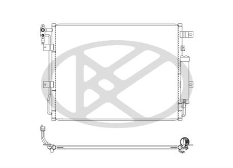 Радиатор кондиционера KOYORAD CD611303