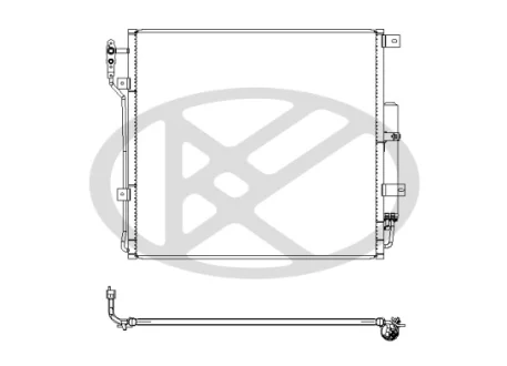 Радиатор кондиционера koyoair KOYORAD CD611318