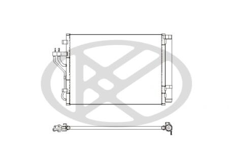 Радиатор кондиционера KOYORAD CD810557M