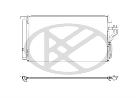 Радиатор кондиционера KOYORAD CD810653