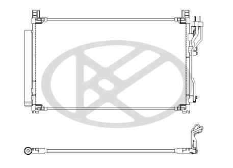 Радиатор кондиционера KOYORAD CD810901