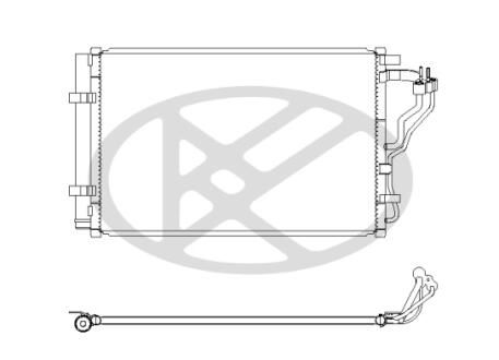 Радиатор кондиционера KOYORAD CD811033