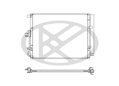 Радиатор кондиционера KOYORAD CD821203