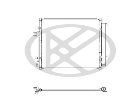 Радиатор кондиционера KOYORAD CD821401