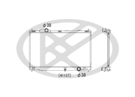 Радиатор системы охлаждения KOYORAD PL011788