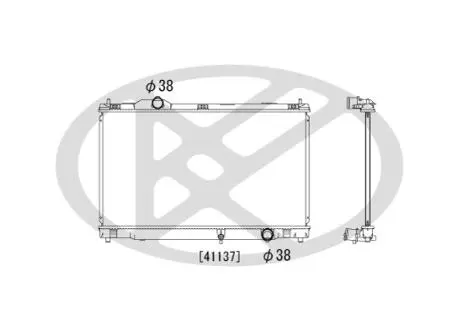 Радіатор системи охолодження KOYORAD PL011788