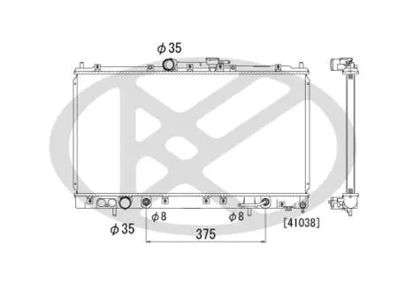 Радіатор системи охолодження KOYORAD PL030493