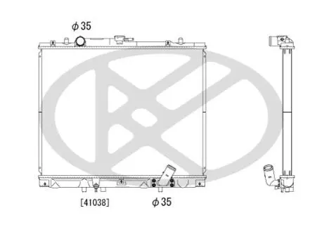 Радиатор системы охлаждения KOYORAD PL031867T