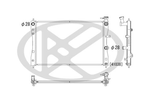 Радиатор охлаждения двигателя KOYORAD PL031940R