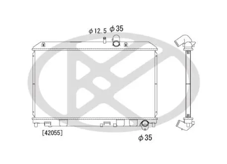 Радіатор KOYORAD PL061615