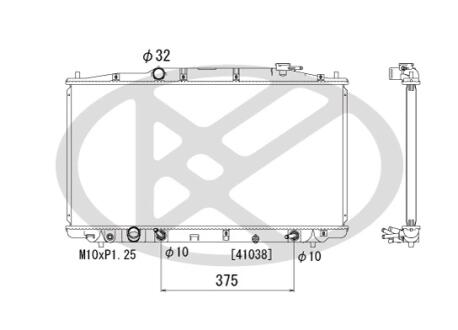 Радиатор охлаждения. KOYORAD PL082138