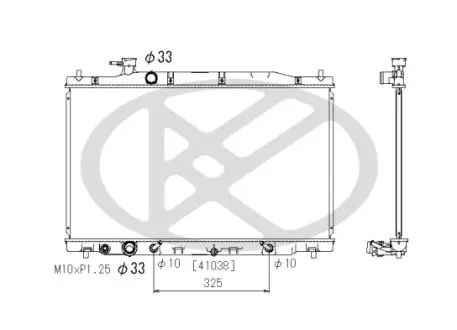 Радиатор двигателя KOYORAD PL082430