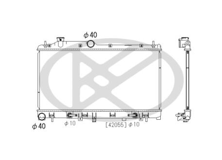 Радиатор системы охлаждения KOYORAD PL092522