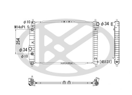 Радиатор охлаждения двигателя KOYORAD PL311901