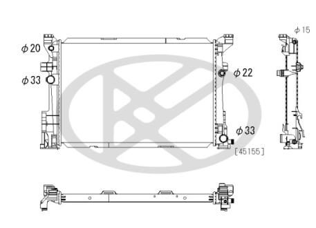 Радиатор KOYORAD PL413012