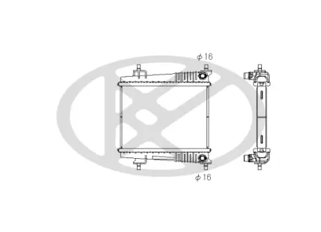Радиатор двигателя BMW 2 (G42, G87), 3 (G20, G80, G28), 4 (G22, G82), 4 (G23, G83), Z4 (G29) 2.0-3.0-3.0H 11.18- KOYORAD PL423733
