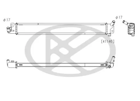 Радиатор охлаждения двигателя KOYORAD PL812969