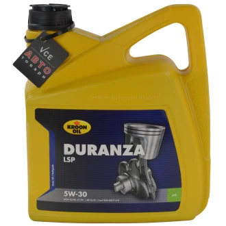 Моторное масло Duranza LSP 5W-30 4л KROON OIL 35685