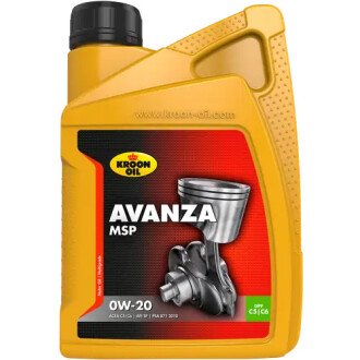 Моторное масло Avanza MSP 0W-20 1л KROON OIL 37349