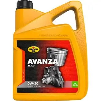 Моторное масло Avanza MSP 0W-20 5л KROON OIL 37350