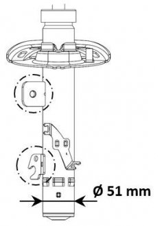 Амортизатор KYB 3338055