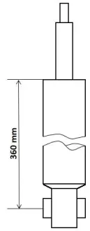 Амортизатор газомасляний KYB 3440038