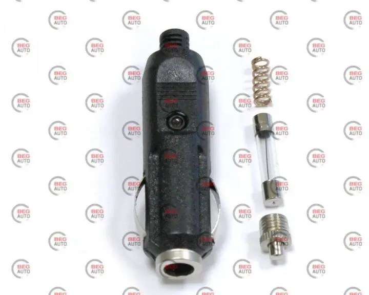 Штекер в прикуриватель с предохранителем 12в, 10а LAVITA LA 191500 (фото 1)