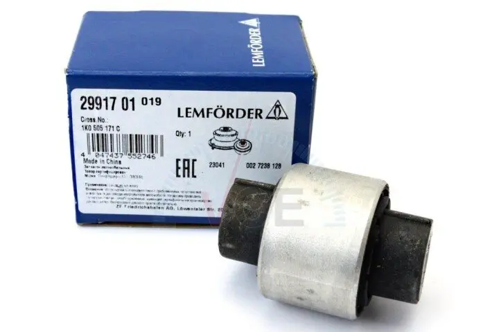 Фото 1 - Сайлентблок заднего рычага Octavia A5 2004- нижний поперечный- внутренний LEMFORDER 29917 01 Сайлентблок заднего рычага Octavia A5 2004- нижний поперечный- внутренний LEMFORDER 29917 01 (фото 1)