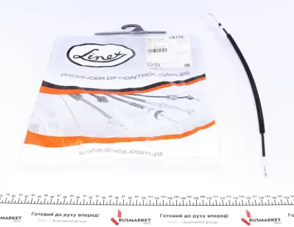 Трос дверей (передніх) Audi A6 97-05 (R) (543mm) LINEX 03.74.04