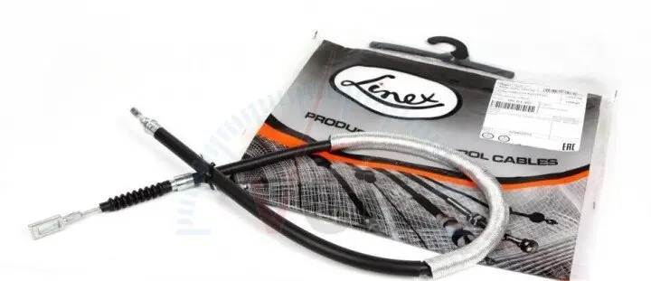 Фото 1 - Трос ручного гальма LINEX 09.01.80 Трос ручного гальма LINEX 09.01.80 (фото 1)