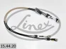 Трос важеля перемикання передач LINEX 15.44.20 (фото 2)