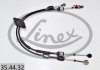 Трос, ступенчатая коробка передач LINEX 35.44.32 (фото 2)