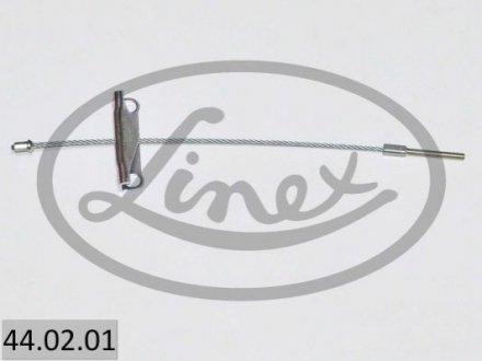 Тросик, cтояночный тормоз LINEX 44.02.01 (фото 1)