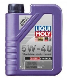 Масло 5W-40 DIESEL SYNTHOIL 1л LIQUI MOLY 1340