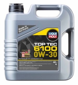 Олива 0W-30 TOPTEC 6100 4л LIQUI MOLY 20778