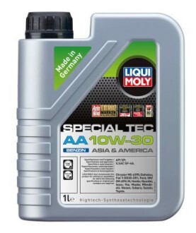 Моторне масло sae 10w-30 special tec aa (api sn, ilsac gf-5) 1л LIQUI MOLY 21336