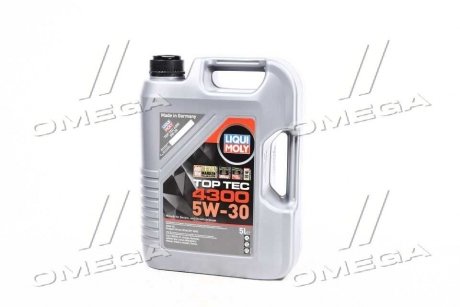 Моторна Олива SAE 5W-30 TOP TEC 4300 (API SM/CF, C2-04; ACEA A1-04/B1-04, A5-04/B5-04) LIQUI MOLY 8031/2324