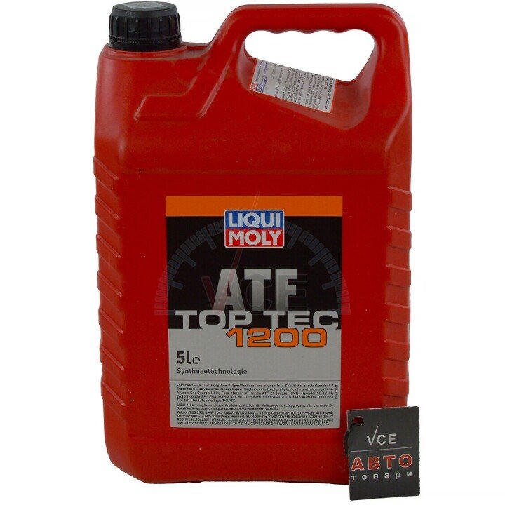 3682 Олива трансмісійна TopTec ATF 1200 5л LIQUI MOLY 8040 (фото 1)