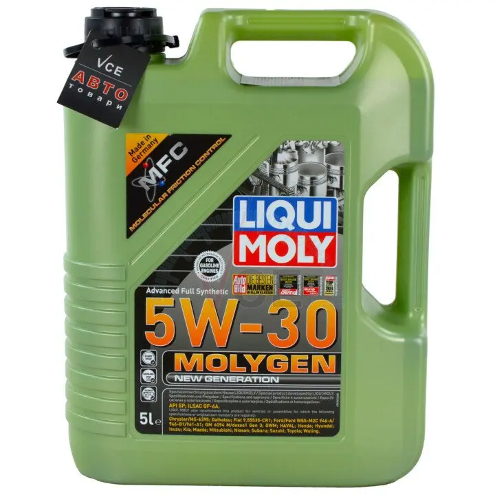 Моторна Олива MOLYGEN NEW Gen. 5W-30 (API SN, ILSAC GF-5) 5Л LIQUI MOLY 9952 (фото 1)