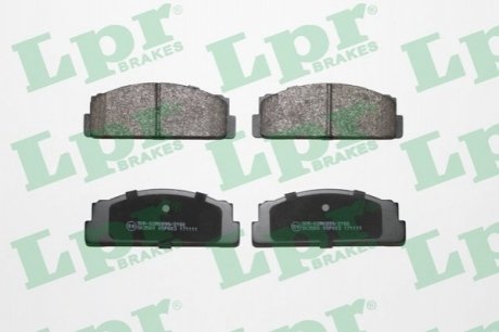 Комплект тормозных колодок, дисковый тормоз LPR 05P003