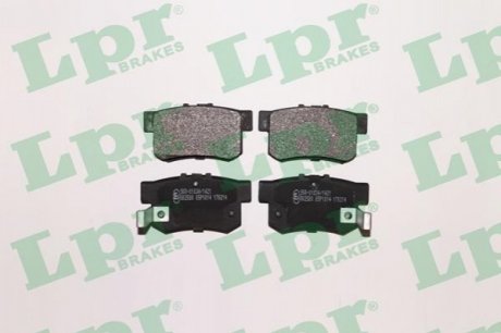 Комплект тормозных колодок, дисковый тормоз LPR 05P1014 (фото 1)