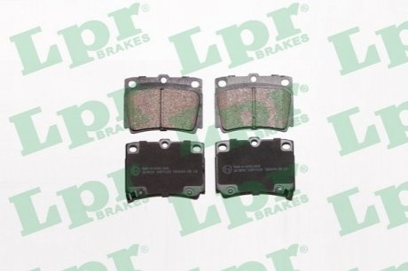 Комплект гальмівних колодок, дискове гальмо LPR 05P1029 (фото 1)