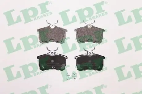 Комплект гальмівних колодок, дискове гальмо LPR 05P1037