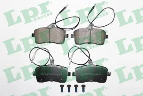 Комплект тормозных колодок, дисковый тормоз LPR 05P1196
